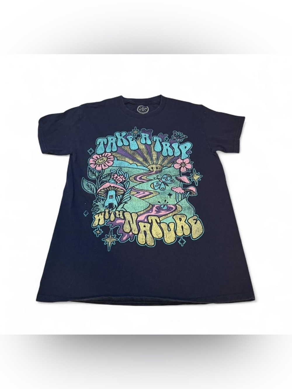 Dom Take a Trip With Nature Graphic Tee - Black